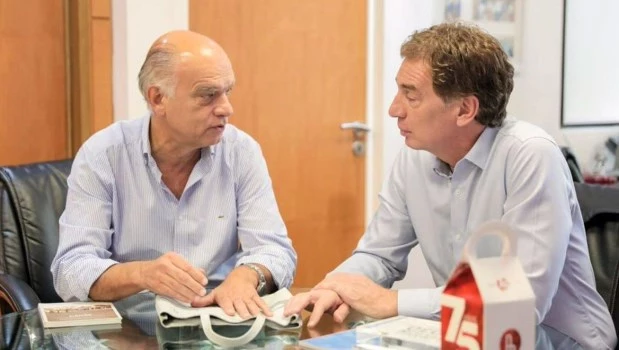 Diego Santilli y Néstor Grindetti.