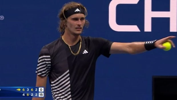 Zverev paró el partido para decirle al umpire: “Acaba de decir las palabras más famosas de Hitler. Eso es inaceptable.”