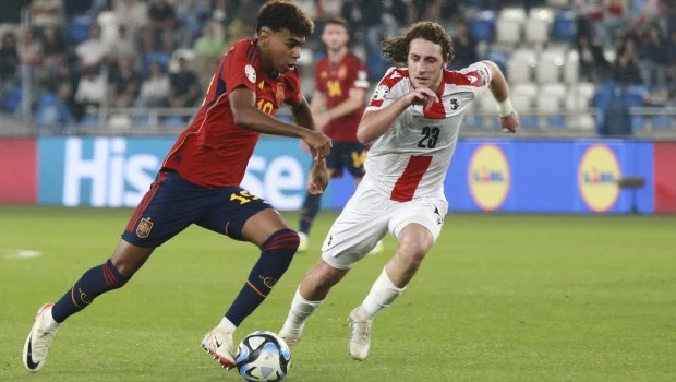 España goleó a Georgia y se reacomodó en la Eliminatoria de la Eurocopa 2024