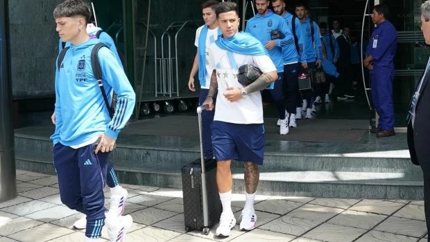 Argentina llega al Estadio para enfrentar a Bolivia por las #Eliminatorias2023