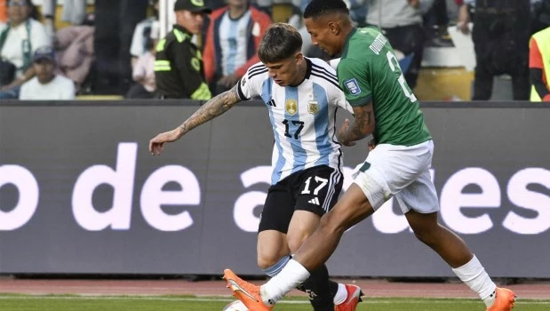 Garnacho debutó oficialmente con la Selección mayor y quedó blindado por Argentina