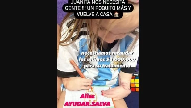 Impulsan una campaña para reunir fondos para el tratamiento de una nena en España
