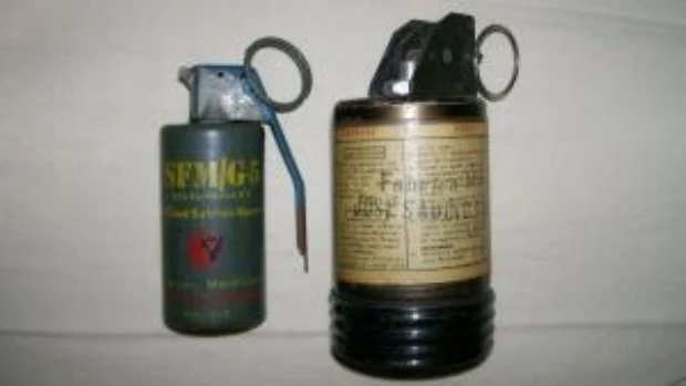 Fueron a combatir un principio de incendio en un edificio de Palermo y se encontraron con un arsenal