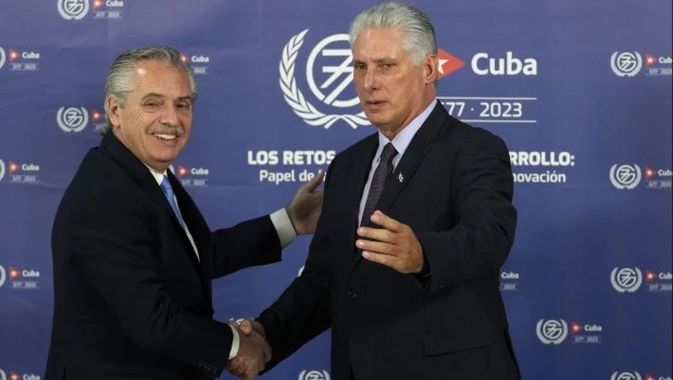 El Presidente dijo que el G77 tiene una "la oportunidad de exigir igualdad" en este "cambio de época"