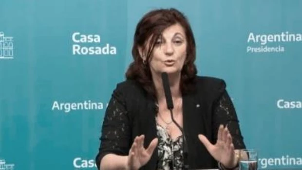 "Kelly" Olmos, ministra de Trabajo de la Nación.