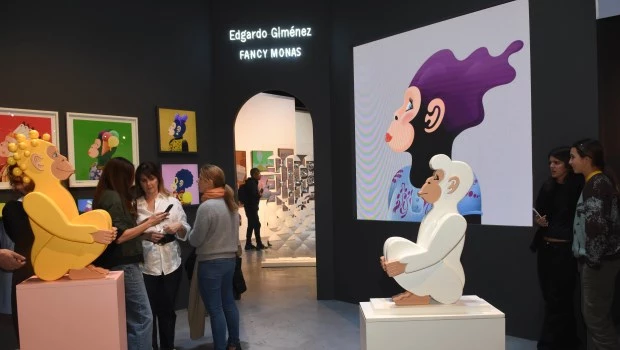 CREDITO: Gustavo CarabajalQuienes concurrieron a la feria arteBA realizada recientemente quedaron asombrados con las Fancy Monas.