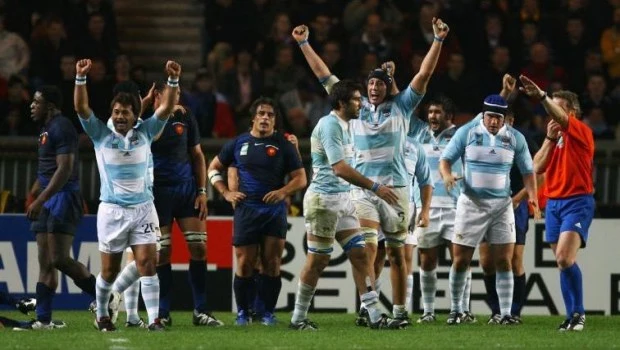 Brazos en altas, sonrisas enormes... Los Pumas alcanzan el histórico tercer puesto.
