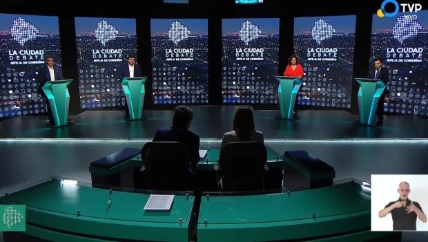 Cruces, chicanas y acusaciones en el debate de los candidatos a jefe de Gobierno porteño