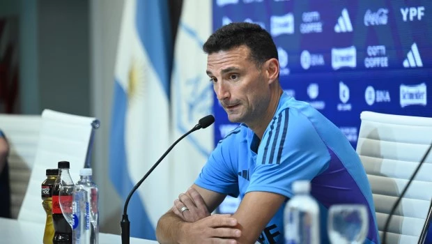 Entrenador de la Selección argentina, Lionel Scaloni. ARCHIVO