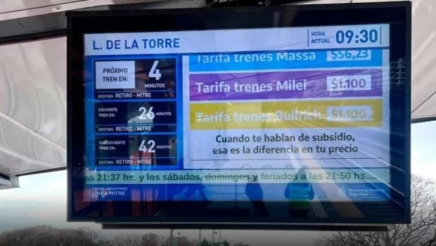 Bullrich acusó a Massa de hacer "campana sucia" en el transporte público 