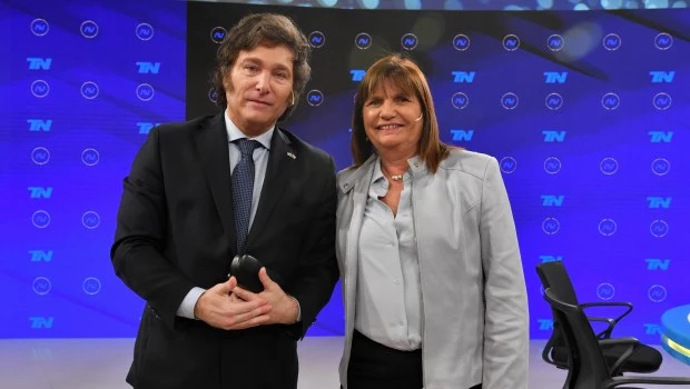 Milei y Bullrich. ARCHIVO