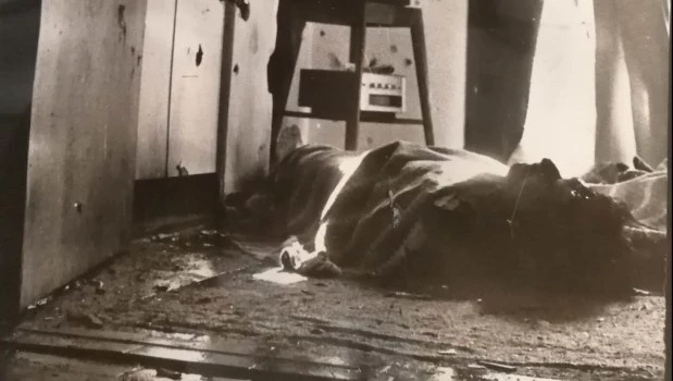 La policía en el operativo que llevó a la muerte del delincuente. FOto: Archivo La Prensa