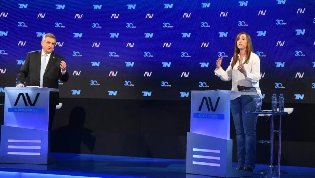 Rossi y Villarruel se cruzaron en un debate de vicepresidentes con recriminaciones y acusaciones mutuas