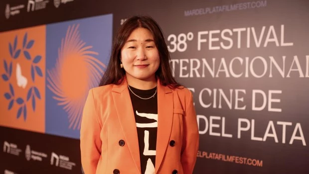 La directora Cecilia Kang en el Festival Internacional de Cine de Mar del Plata. Cautivó con su película ‘Partió de mí un barco llevándome’.