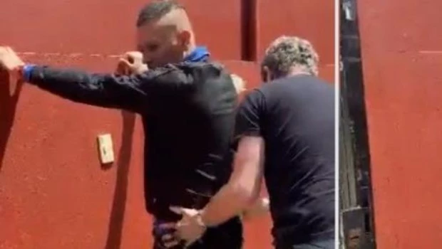 “Verdura” Rodríguez cuando fue detenido en una causa por narcotráfico. ARCHIVO