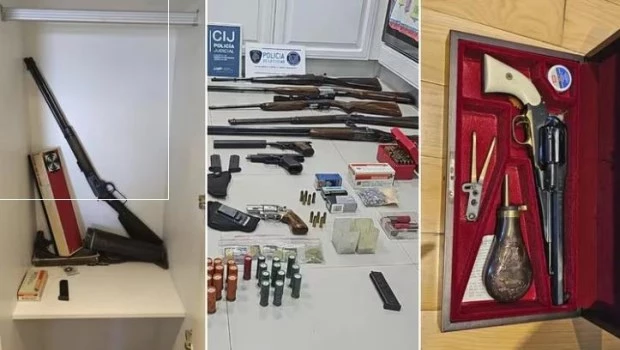 Hallan un arsenal en Puerto Madero