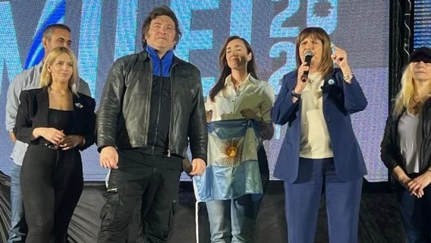 Bullrich oradora sorpresa y críticas al peronismo en el cierre de campaña de Milei en Córdoba