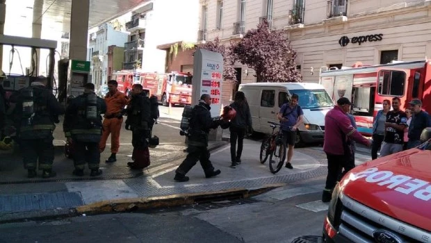 Incendio y evacuados en un hotel de San Telmo
