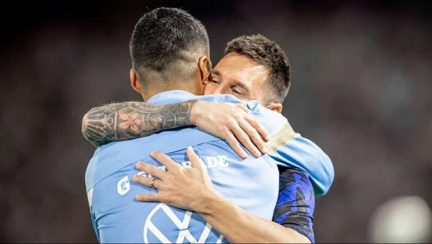"Rivales, pero amigos también", el mensaje de Luis Suárez para Messi