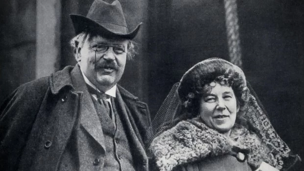 G. K. Chesterton emprendió la travesía a fines de 1919 junto con su adorada esposa Frances.