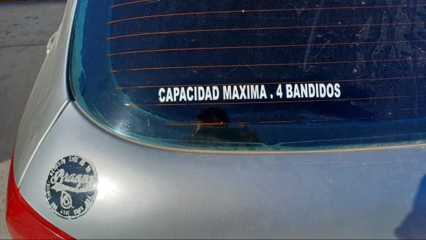 Crimen de Uma Sticker en el auto secuestrado al detenido Axel Emiliano "Pelusa" Rojas, uno de los asesinos de Umma.