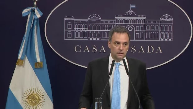 Manuel Adorni, vocero presidencial.