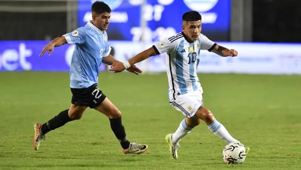 Ya clasificado, el Sub 23 argentino igualó con Uruguay y accedió a la fase final como líder de su grupo 