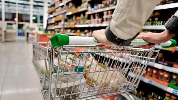 La inflación de enero en CABA fue de 21,7%, con un alza de 25,4% en alimentos