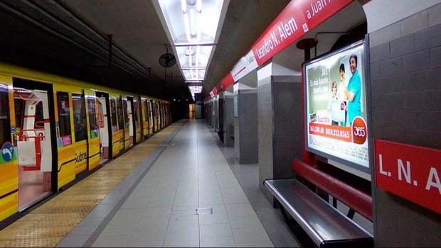 El subte funcionará con horario limitado durante los feriados de carnaval