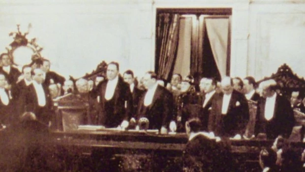 Hipólito Yrigoyen y la apertura de sesiones ordinarias del Congreso