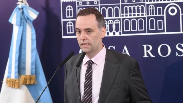 Manuel Adorni, vocero presidencial.