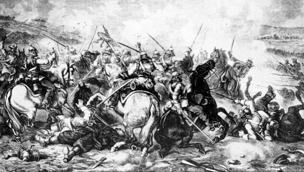 La “Batalla de Gravelotte” es considerado el mayor enfrentamiento de la guerra franco-prusiana. (Cuadro de Juliusz Kossak, 1871).
