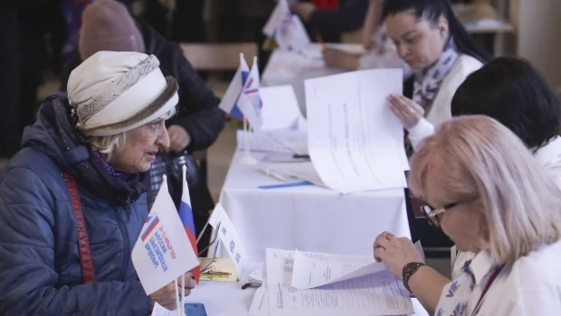 El Gobierno ruso informó que Putin ganó las elecciones presidenciales con el 87,97%