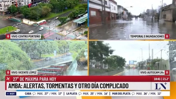 Más de cien mil usuarios están sin luz como consecuencia de la tormenta