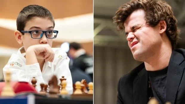 Faustino Oro le ganó una partida rápida al noruego Magnus Carlsen, actual número 1 del mundo y cinco veces campeón mundial.