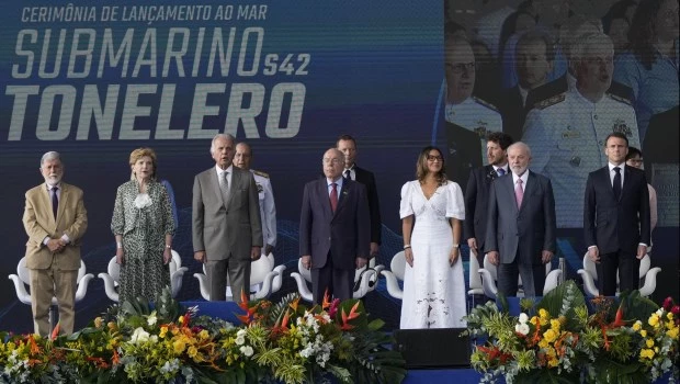 Botó Brasil otro submarino y alista el de propulsión nuclear