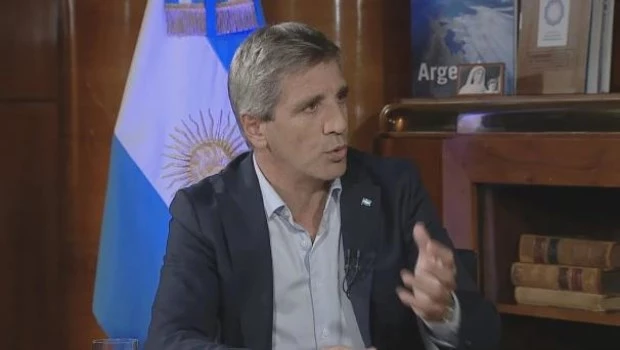 Ministro de Economía, Luis Caputo.