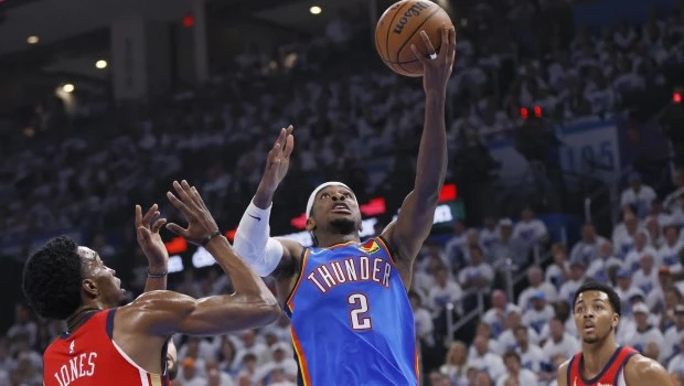 Gilgeous-Alexander volvió a brillar para que Thunder tome ventaja de 2-0 ante Pelicans 