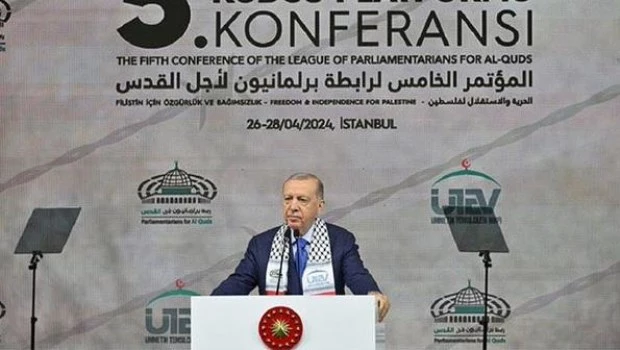 Erdogan manifestó su apoyo al movimiento Hamás