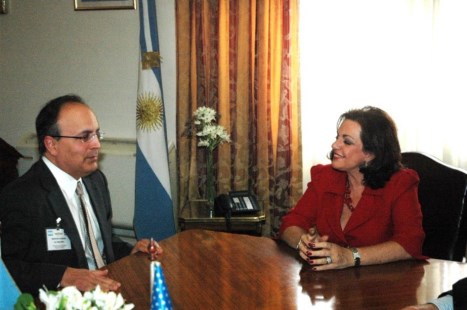 Garré recibió al secretario de Defensa Adjunto de los EE.UU.