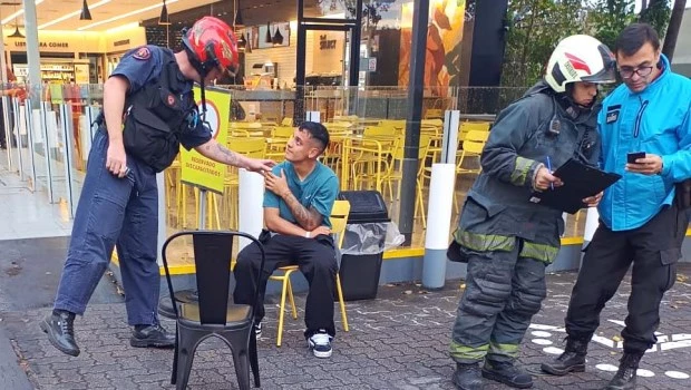 Tiago Palacios protagonizó un accidente en la Autopista Illia. Los resultados del test de alcoholemia dieron positivo.