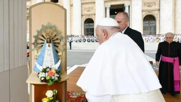 El papa Francisco rezó por la Argentina 