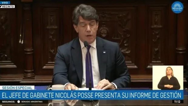 Posse da su primer informe de gestión en el Senado en medio del debate por la Ley Bases
