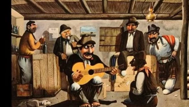 Dos gauchos, una “mar” y un mar