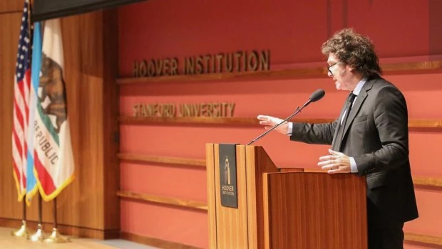 Milei disertó en Stanford a favor del ajuste y en contra de las regulaciones