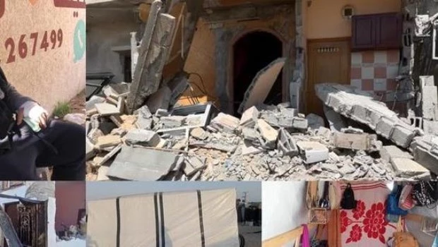 Al menos once muertos, entre ellos 8 policías, en bombardeos israelíes en Gaza