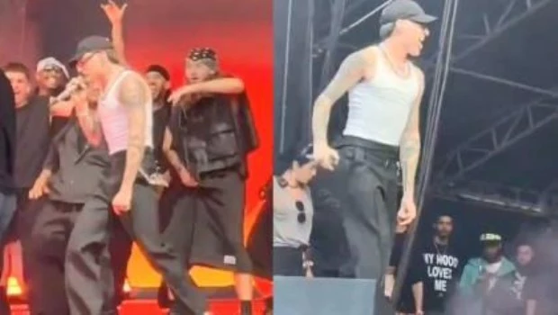 Peso Pluma se fracturó un pie en pleno show