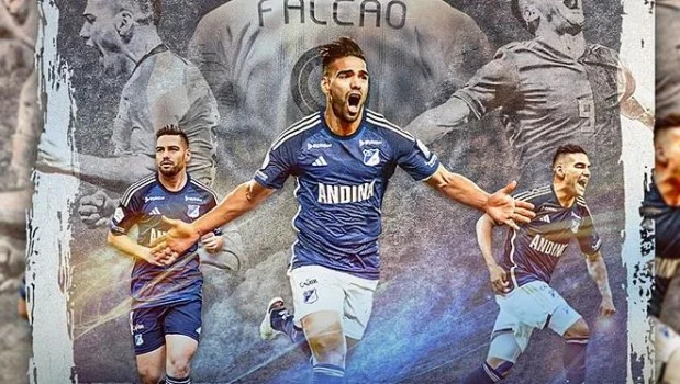 Falcao firmó con MIllonarios y volverá a jugar en Colombia