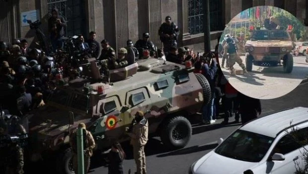 Máxima tensión en Bolivia tras la entrada de militares en la sede del Gobierno