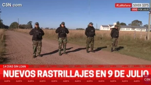 Nuevos rastrillajes por la desaparición de Loan en un campo de la exfuncionaria detenida